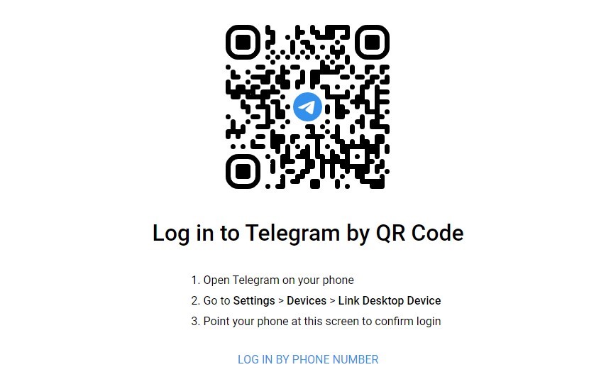 ورود به سایت وب تلگرام1 web.telegram.org 