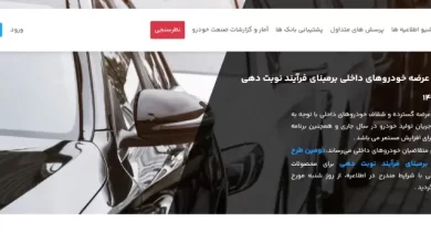 ورود به سامانه یکپارچه عرضه خودرو های داخلی esalecar.ir